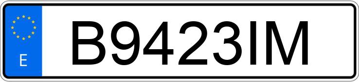 Numer rejestracyjny B9423IM posiada CITROEN DYANE 6