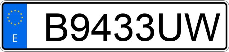 Numer rejestracyjny B9433UW posiada HONDA CIVIC Numer rejestracyjny B9433UW posiada HONDA CIVIC