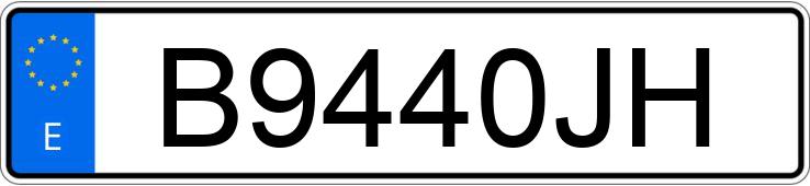 Numer rejestracyjny B9440JH posiada VOLKSWAGEN GOLF Numer rejestracyjny B9440JH posiada VOLKSWAGEN GOLF