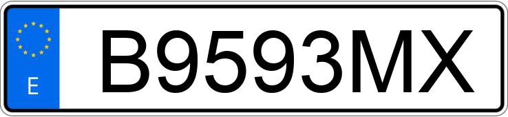 Numer rejestracyjny B9593MX posiada NISSAN 100 NX Numer rejestracyjny B9593MX posiada NISSAN 100 NX