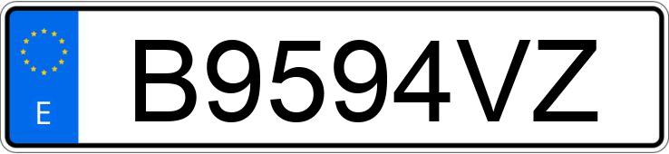 Numer rejestracyjny B9594VZ posiada BMW SERIE 3 Numer rejestracyjny B9594VZ posiada BMW SERIE 3