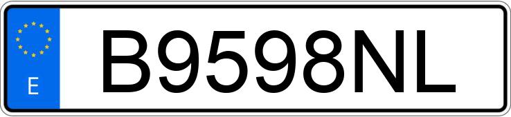 Numer rejestracyjny B9598NL posiada CITROEN C-15