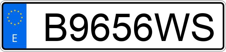 Numer rejestracyjny B9656WS posiada BMW SERIE 3 Numer rejestracyjny B9656WS posiada BMW SERIE 3