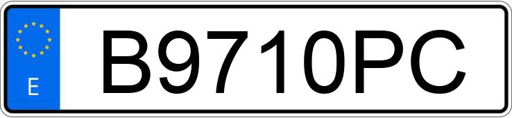 Numer rejestracyjny B9710PC posiada LAND ROVER DISCOVERY