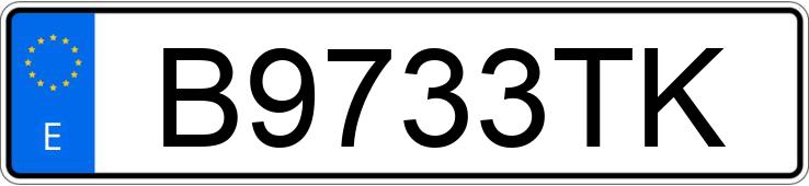 Numer rejestracyjny B9733TK posiada SUZUKI GS 500