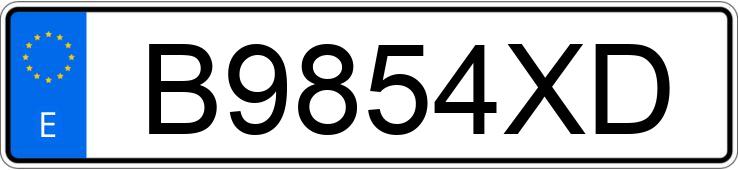 Numer rejestracyjny B9854XD posiada MERCEDES SPRINTER Numer rejestracyjny B9854XD posiada MERCEDES SPRINTER