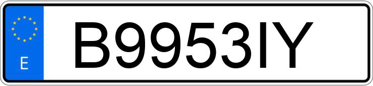 Numer rejestracyjny B9953IY posiada PEGASO COMET Numer rejestracyjny B9953IY posiada PEGASO COMET
