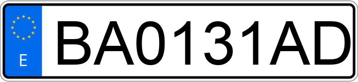 Numer rejestracyjny BA0131AD posiada FORD TRANSIT