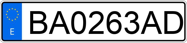 Numer rejestracyjny BA0263AD posiada OPEL VECTRA Numer rejestracyjny BA0263AD posiada OPEL VECTRA