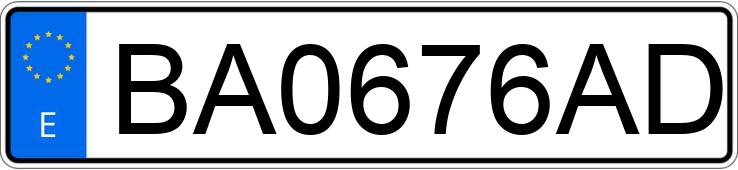Numer rejestracyjny BA0676AD posiada PEUGEOT 306