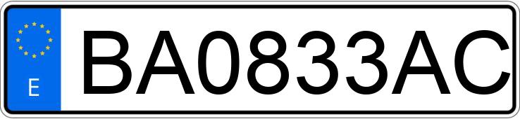Numer rejestracyjny BA0833AC posiada CITROEN BERLINGO