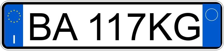 Numer rejestracyjny BA117KG posiada VOLKSWAGEN Polo 3a serie