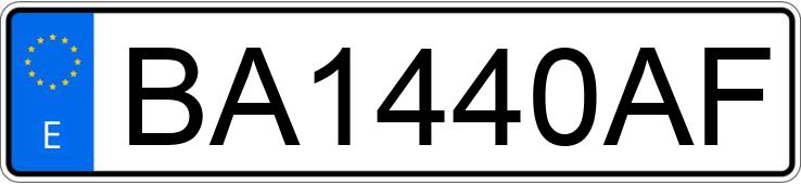 Numer rejestracyjny BA1440AF posiada FIAT SCUDO