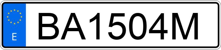 Numer rejestracyjny BA1504M posiada FORD ESCORT Numer rejestracyjny BA1504M posiada FORD ESCORT