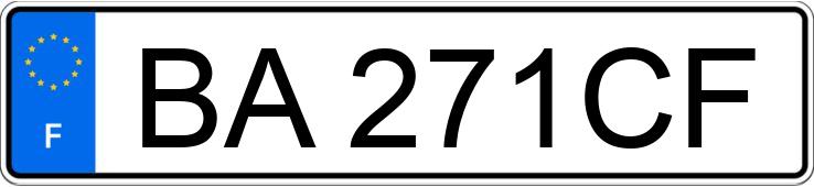 Numer rejestracyjny BA271CF posiada OPEL MERIVA