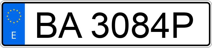 Numer rejestracyjny BA3084P posiada VOLKSWAGEN GOLF