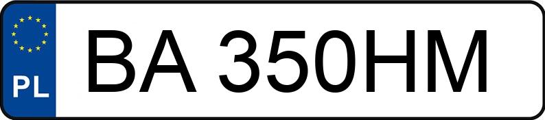 Numer rejestracyjny BA 350HM posiada MAN TGA - BA350HM Numer rejestracyjny BA 350HM posiada MAN TGA - BA350HM