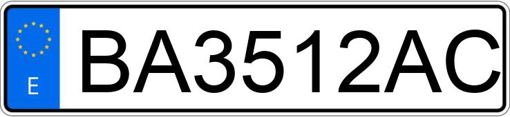 Numer rejestracyjny BA3512AC posiada RENAULT B Numer rejestracyjny BA3512AC posiada RENAULT B