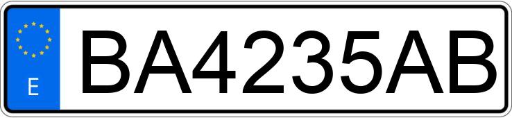 Numer rejestracyjny BA4235AB posiada CITROEN XSARA Numer rejestracyjny BA4235AB posiada CITROEN XSARA