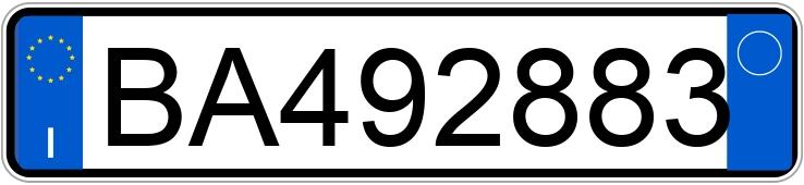 Numer rejestracyjny BA492883 posiada ALFA ROMEO 33 Numer rejestracyjny BA492883 posiada ALFA ROMEO 33