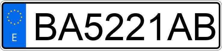 Numer rejestracyjny BA5221AB posiada NISSAN ALMERA