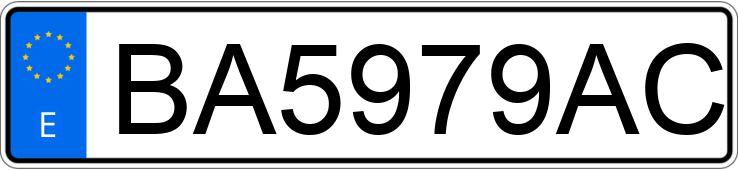 Numer rejestracyjny BA5979AC posiada BMW SERIE 5
