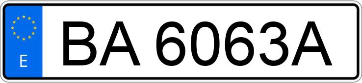 Numer rejestracyjny BA6063A posiada SEAT 600 Numer rejestracyjny BA6063A posiada SEAT 600