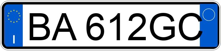 Numer rejestracyjny BA612GC posiada ALFA ROMEO 155 Numer rejestracyjny BA612GC posiada ALFA ROMEO 155