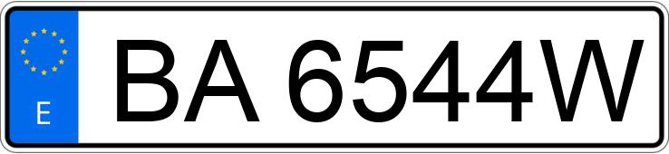 Numer rejestracyjny BA6544W posiada RENAULT EXPRESS