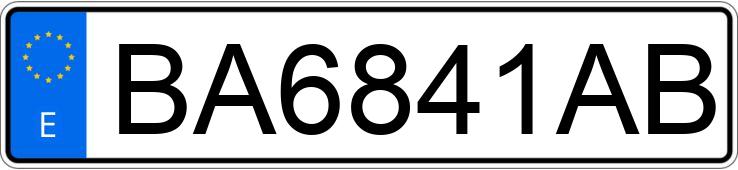 Numer rejestracyjny BA6841AB posiada HYUNDAI ATOS