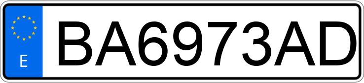 Numer rejestracyjny BA6973AD posiada SEAT CORDOBA Numer rejestracyjny BA6973AD posiada SEAT CORDOBA