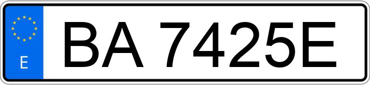 Numer rejestracyjny BA7425E posiada RENAULT 4 Numer rejestracyjny BA7425E posiada RENAULT 4