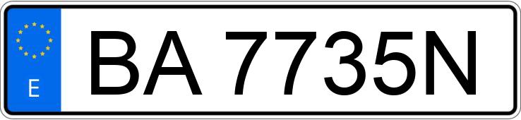 Numer rejestracyjny BA7735N posiada LANCIA DELTA Numer rejestracyjny BA7735N posiada LANCIA DELTA