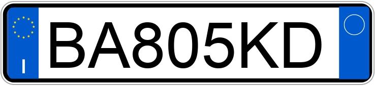 Numer rejestracyjny BA805KD posiada RENAULT Clio 2a serie Numer rejestracyjny BA805KD posiada RENAULT Clio 2a serie