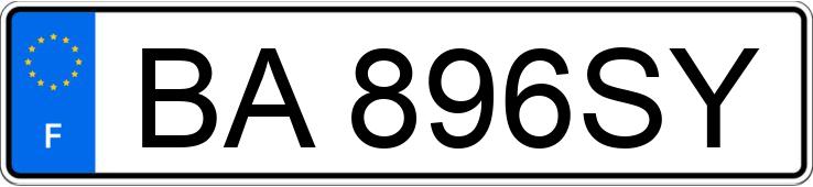 Numer rejestracyjny BA896SY posiada AUDI A3