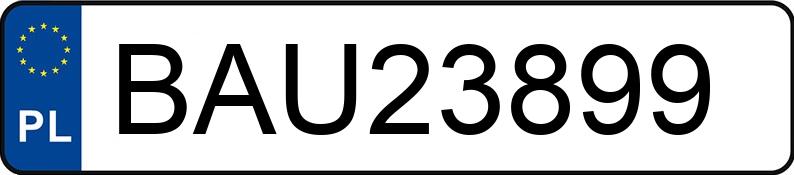 Numer rejestracyjny BAU 23899 posiada BMW 525 D - BAU23899