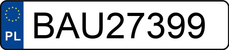 Numer rejestracyjny BAU 27399 posiada AUDI A6 Quattro 3.0 TDi DPF MR`11 E5 4G S tronic - BAU27399