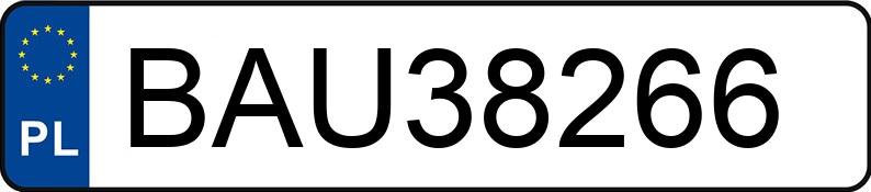 Numer rejestracyjny BAU 38266 posiada MERCEDES-BENZ MB E 17 RHD - BAU38266