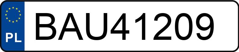 Numer rejestracyjny BAU 41209 posiada DACIA Duster dCi MR`10 E5 SL Delsey 4x4 - BAU41209