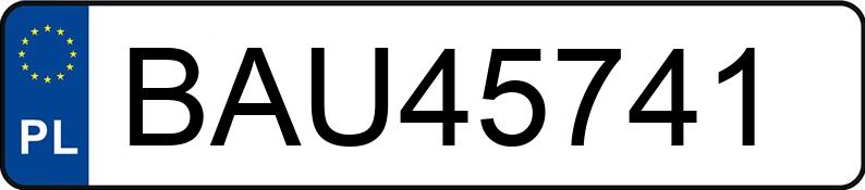 Numer rejestracyjny BAU 45741 posiada SSANGYONG MUSSO GRAND - BAU45741