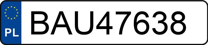 Numer rejestracyjny BAU 47638 posiada BMW 318 - BAU47638 Numer rejestracyjny BAU 47638 posiada BMW 318 - BAU47638