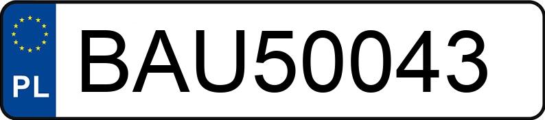 Numer rejestracyjny BAU 50043 posiada VOLVO S60 - BAU50043