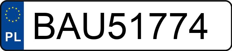 Numer rejestracyjny BAU 51774 posiada AUDI A6 - BAU51774 Numer rejestracyjny BAU 51774 posiada AUDI A6 - BAU51774