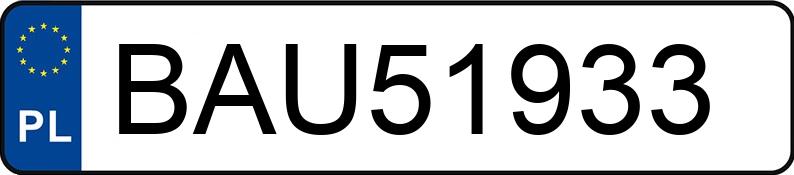 Numer rejestracyjny BAU 51933 posiada LEXUS RX 350 - BAU51933