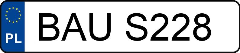 Numer rejestracyjny BAU S228 posiada SKODA Octavia 1.9 TDI MR`97 SLX - BAUS228 Numer rejestracyjny BAU S228 posiada SKODA Octavia 1.9 TDI MR`97 SLX - BAUS228