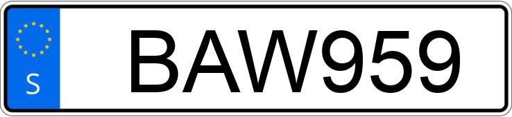 Numer rejestracyjny BAW959 posiada Scania R480LB6X2*4MNB