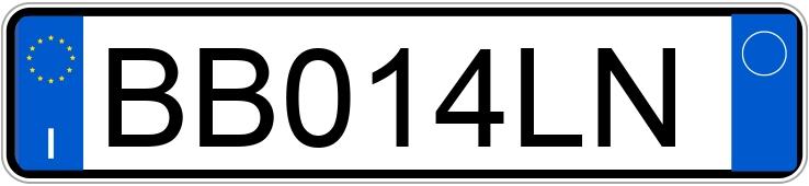 Numer rejestracyjny BB014LN posiada FIAT Panda 1a serie