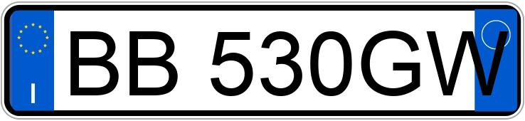 Numer rejestracyjny BB530GW posiada FIAT Punto 1a serie Numer rejestracyjny BB530GW posiada FIAT Punto 1a serie