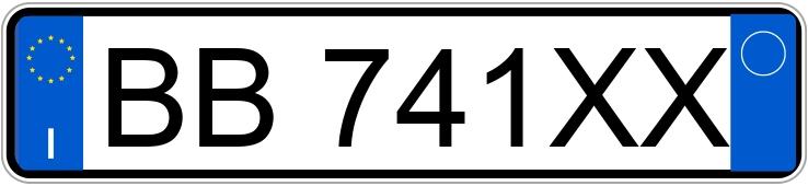 Numer rejestracyjny BB741XX posiada FIAT Panda 1a serie