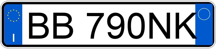 Numer rejestracyjny BB790NK posiada VOLKSWAGEN Golf 4a serie